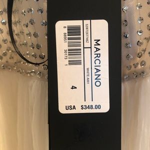 Guess by Marciano White Chiffon Maxi Dress